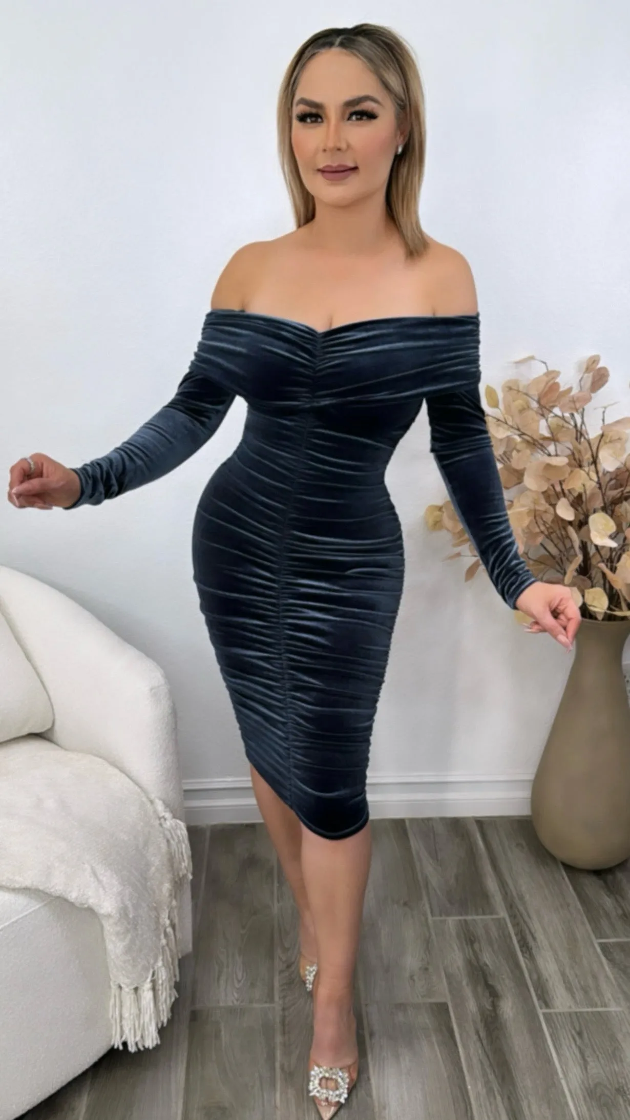 JULIA SILVER DRESS