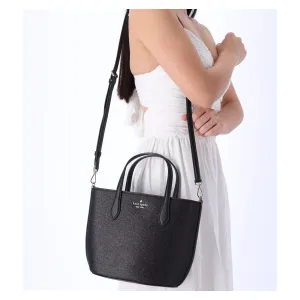 Kate Spade Glitter Glimmer Small Zip Satchel Crossbody Bag Black Holiday