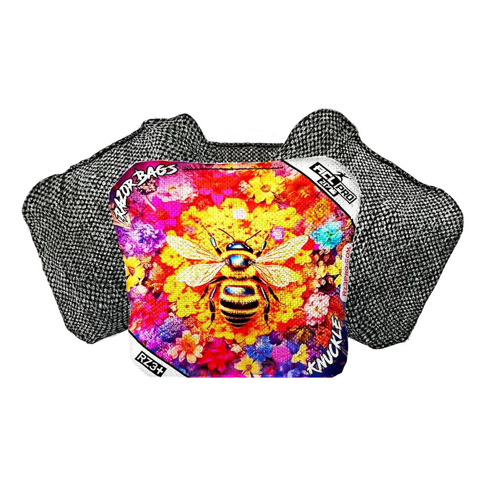 Knuckle | Bee Serious | ACL PRO Razor Cornhole Bags