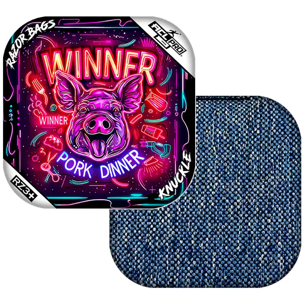 Knuckle | Winner Winner Pork Dinner | ACL PRO Razor Cornhole Bags