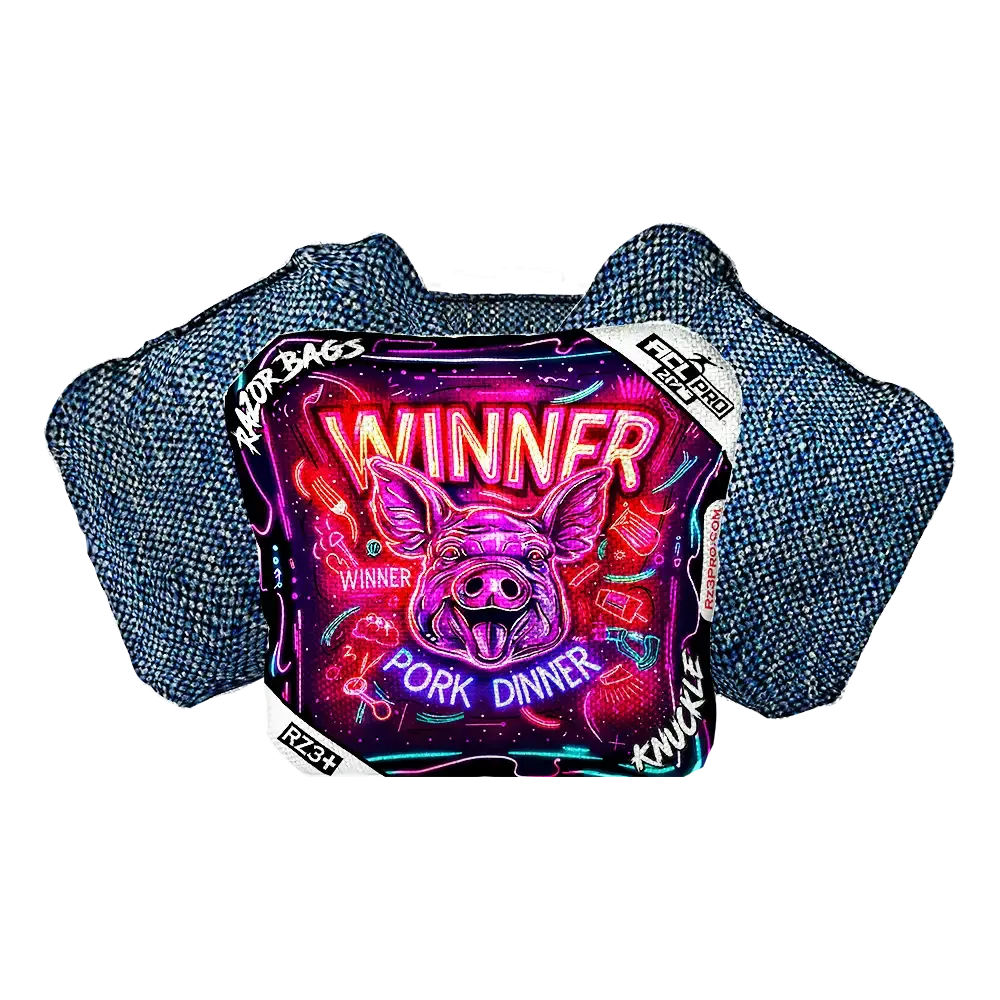 Knuckle | Winner Winner Pork Dinner | ACL PRO Razor Cornhole Bags