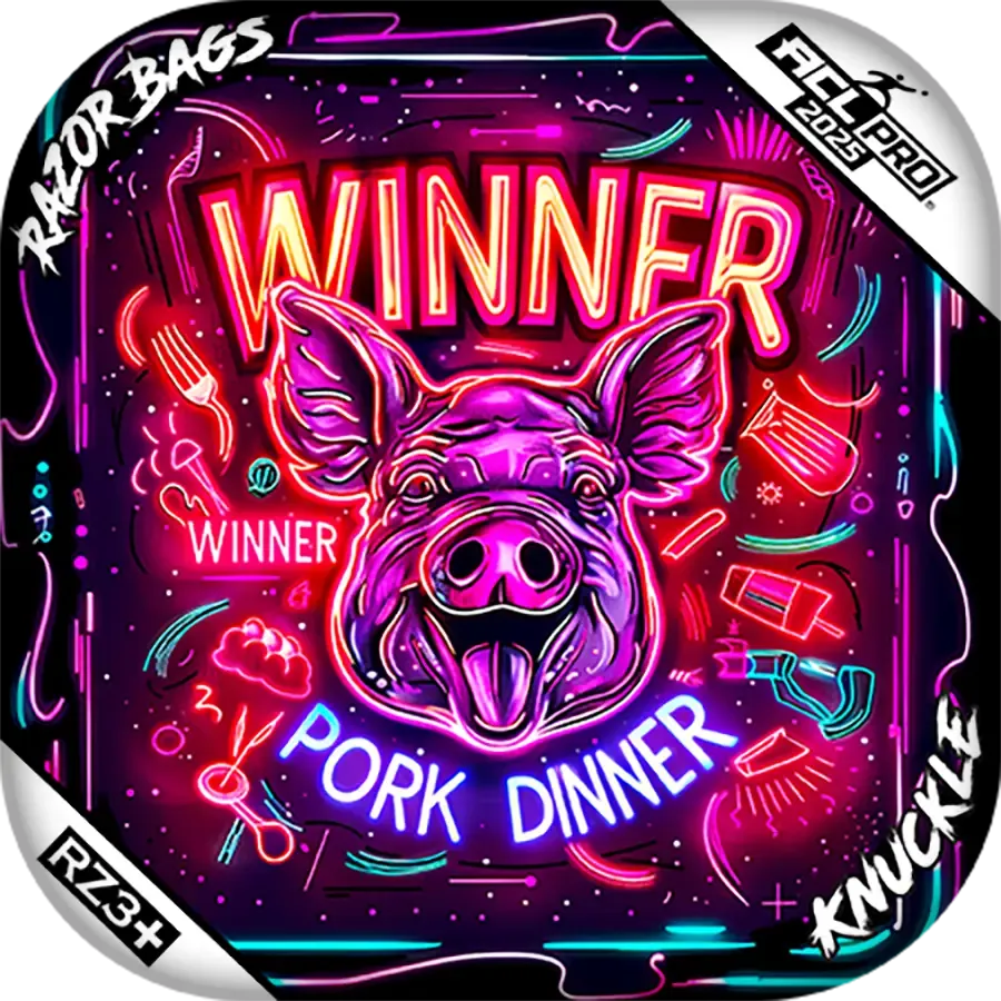 Knuckle | Winner Winner Pork Dinner | ACL PRO Razor Cornhole Bags