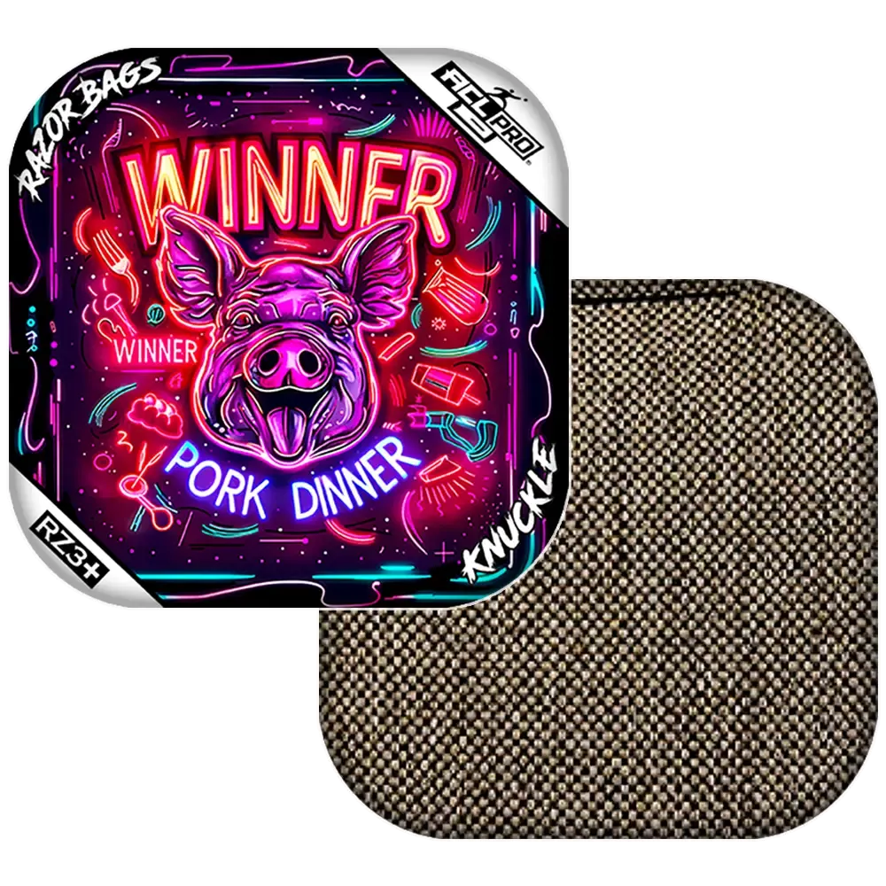 Knuckle | Winner Winner Pork Dinner | ACL PRO Razor Cornhole Bags