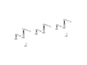 KOHLER K-181033-BC1 Composed Touchless lavatory faucets and soap dispensers with Kinesis sensor technology, AC-powered, 0.5 gpm