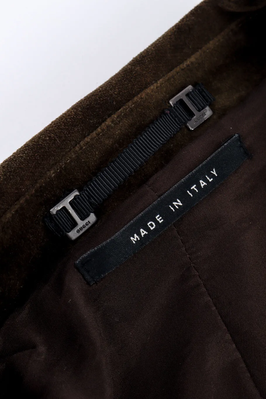 Leather Tie Velvet Blazer