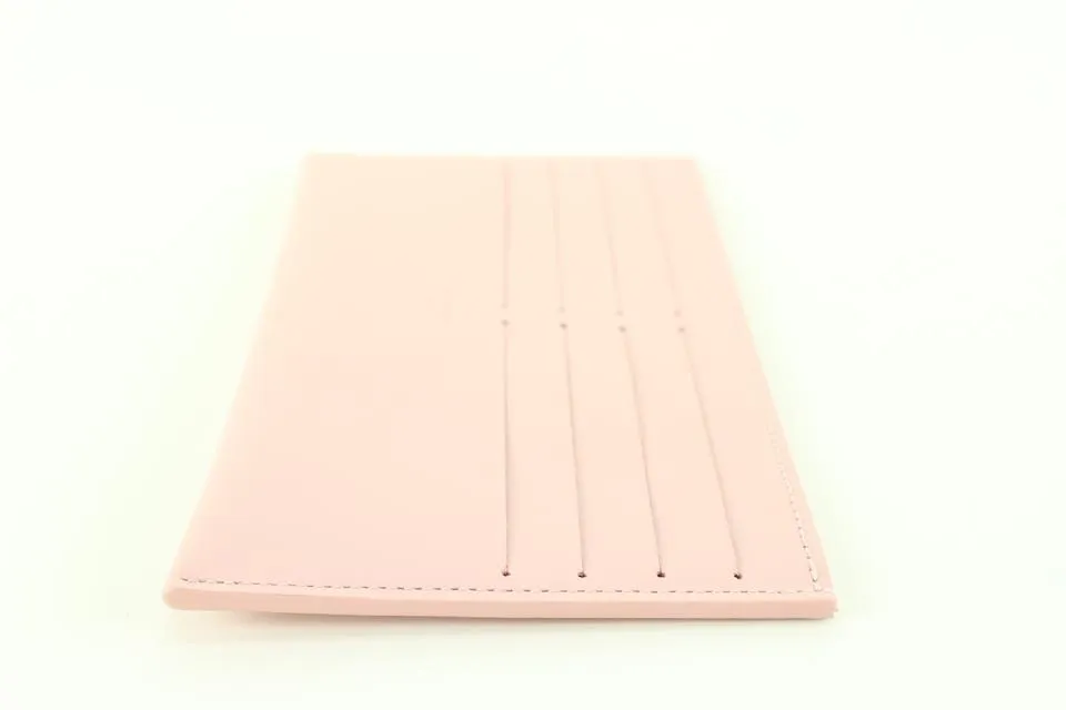 Louis Vuitton Light Pink Leather Long Card Holder Felicie Insert 13lk810s