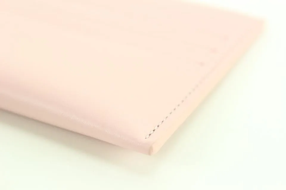 Louis Vuitton Light Pink Leather Long Card Holder Felicie Insert 13lk810s
