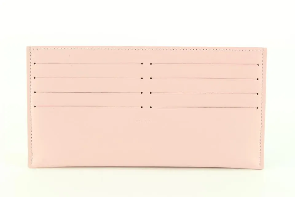 Louis Vuitton Light Pink Leather Long Card Holder Felicie Insert 13lk810s