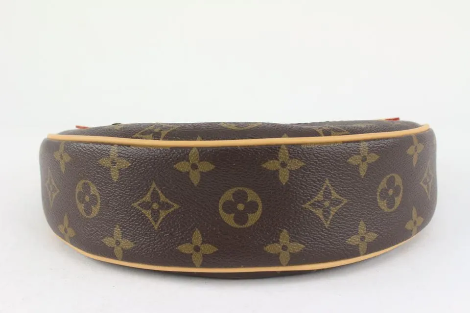 Louis Vuitton Rare Monogram Loop Chain Hobo Crossbody Croissant Bag 1118lv34