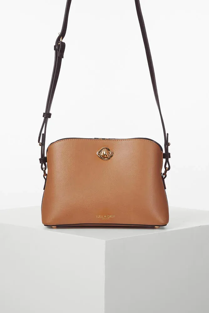 Luella Grey Julianna CrossBody Bag Camel/Black