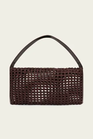 Macrame Mesh Bag in Chocolate