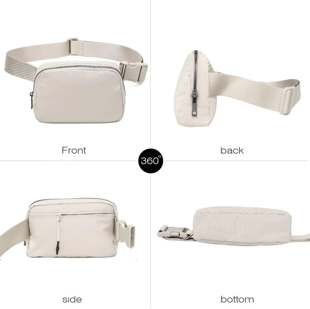Mini Belt Bag, Water Resistant Crossbody Bag with Adjustable Strap