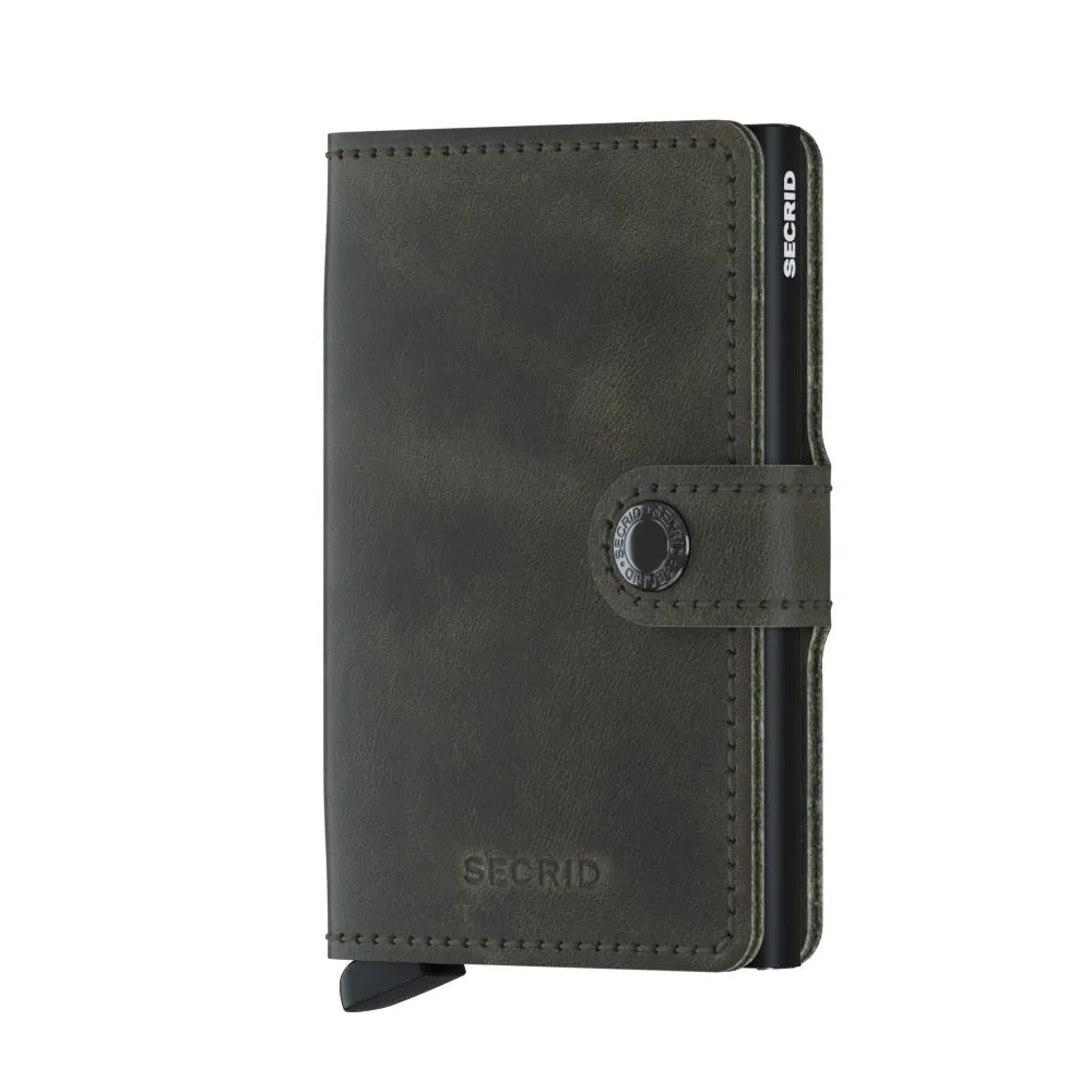 MINI Wallet Vintage Olive Black