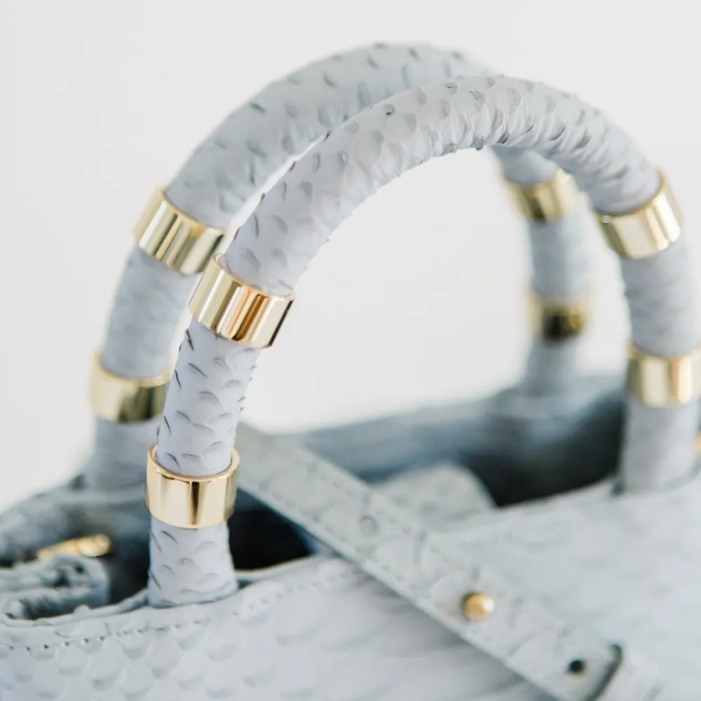 MINI WILLIAM | Dove Blue Python
