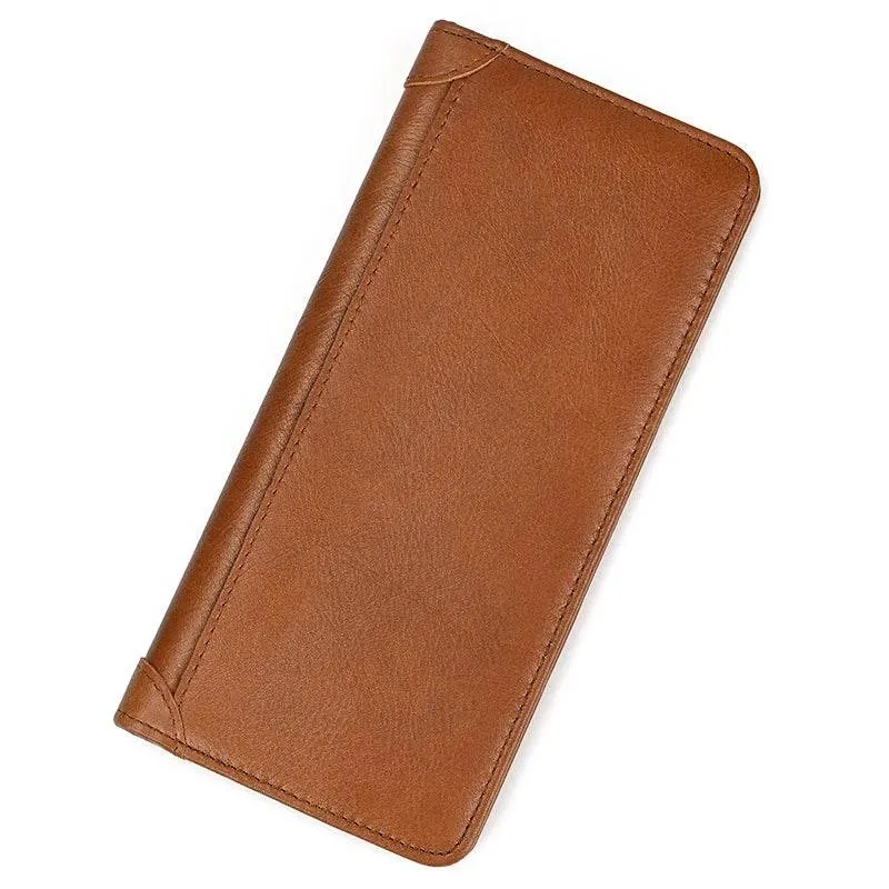 Multi-Slot Clutch Purse for Women Leather Evening Card Wallet