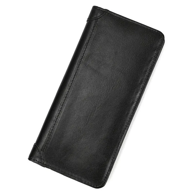 Multi-Slot Clutch Purse for Women Leather Evening Card Wallet