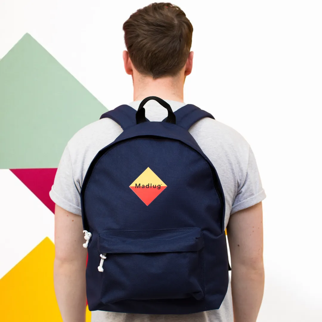 Navy Blue Classic Backpack