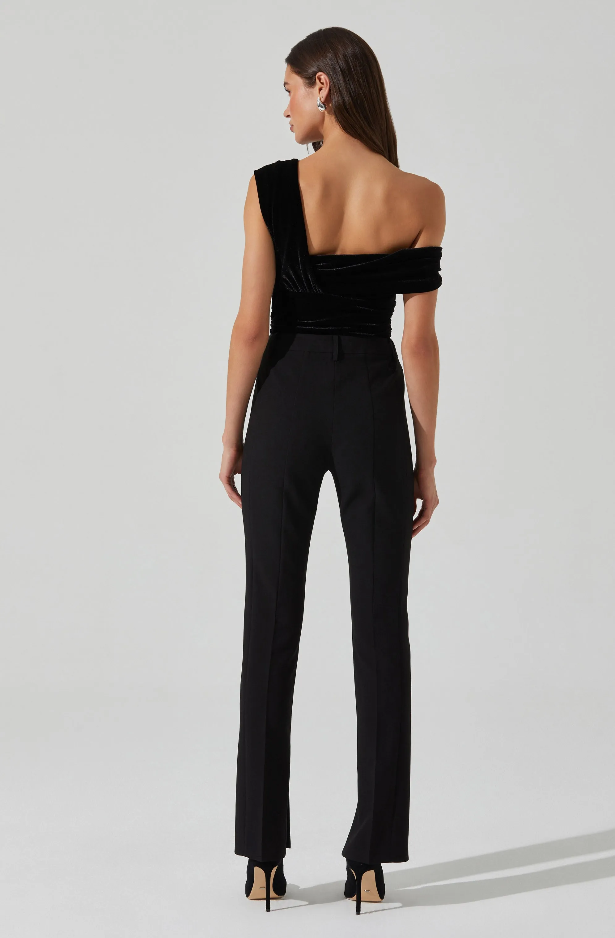 Nera Velvet Off Shoulder Bodysuit