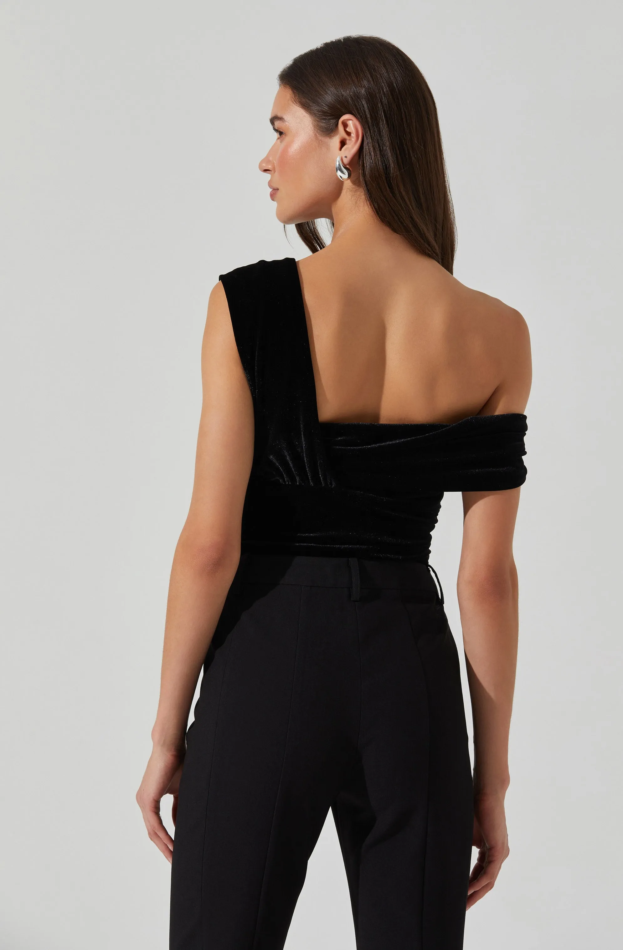 Nera Velvet Off Shoulder Bodysuit