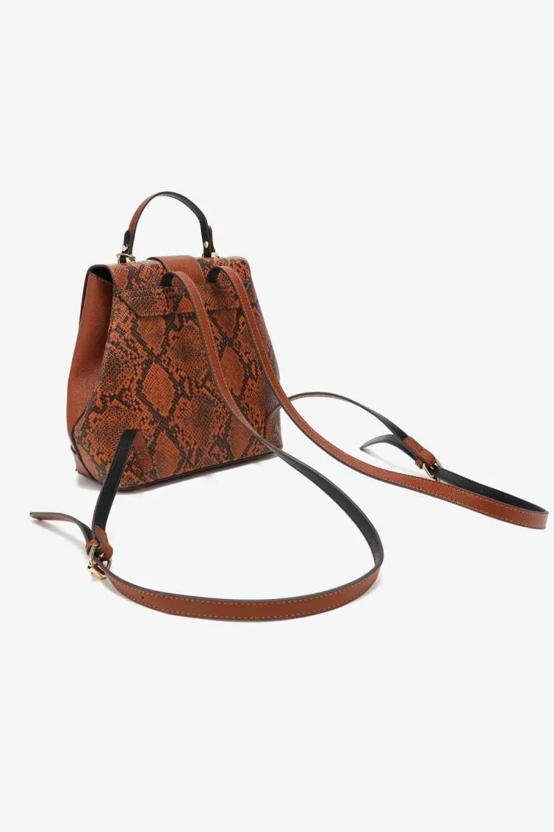 Nicole Lee Python Trio: Backpack, Crossbody & Pouch Set