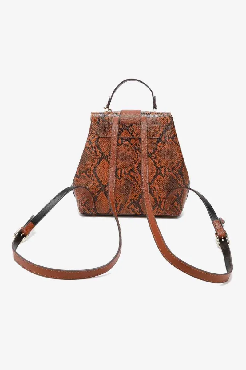Nicole Lee Python Trio: Backpack, Crossbody & Pouch Set