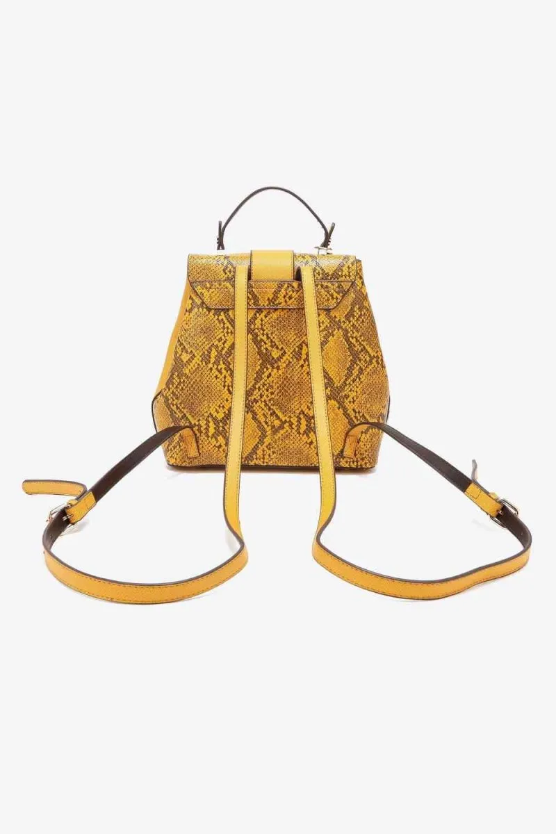 Nicole Lee Python Trio: Backpack, Crossbody & Pouch Set
