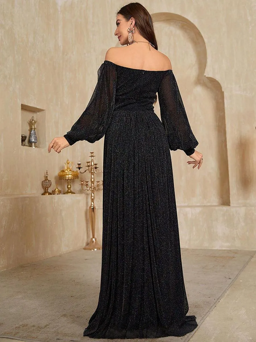 One Shoulder A-line Evening Dress MYC1001