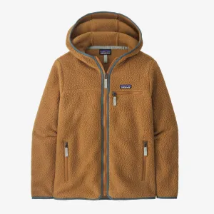 Patagonia Retro Pile Fleece Hoody Nest Brown/Nouveau Green