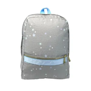 Personalized Seersucker Little Stars Small Backpack