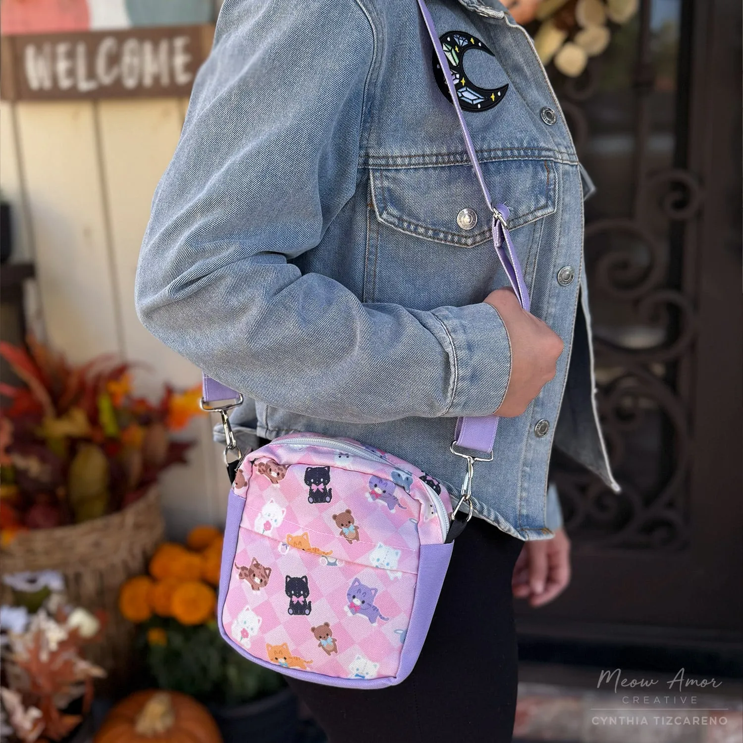 Plushie Cats Mini Crossbody Bag