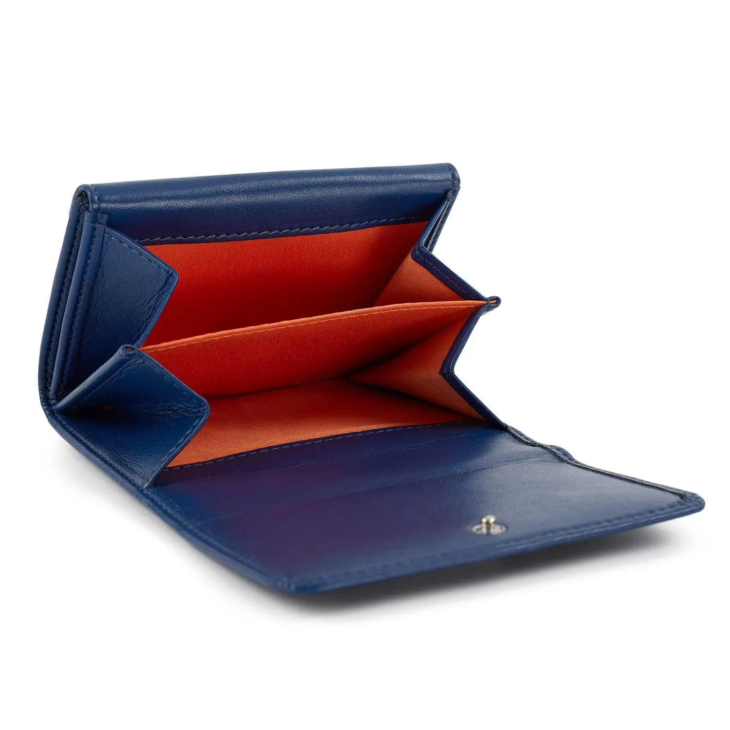 Portman Vegan Corn Leather Purse | Navy