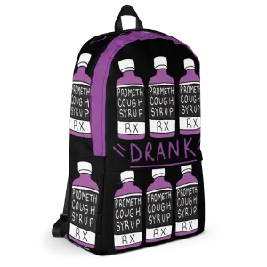 "Purple Drank" Cough Syrup Bottle - Laptop Backpack