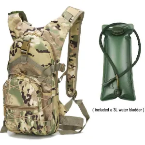 RECON GS2U  Ultralight Tactical Hydration Patrol Back Pack with 3L Bladder.