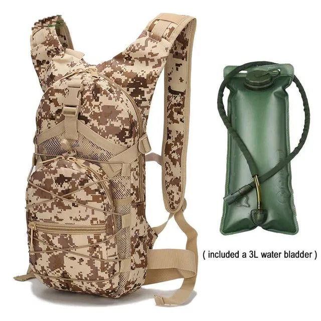 RECON GS2U  Ultralight Tactical Hydration Patrol Back Pack with 3L Bladder.