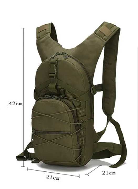 RECON GS2U  Ultralight Tactical Hydration Patrol Back Pack with 3L Bladder.