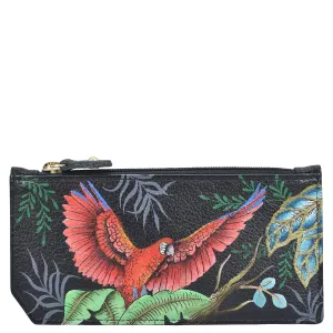 RFID Blocking Card Case with Coin Pouch - 1140