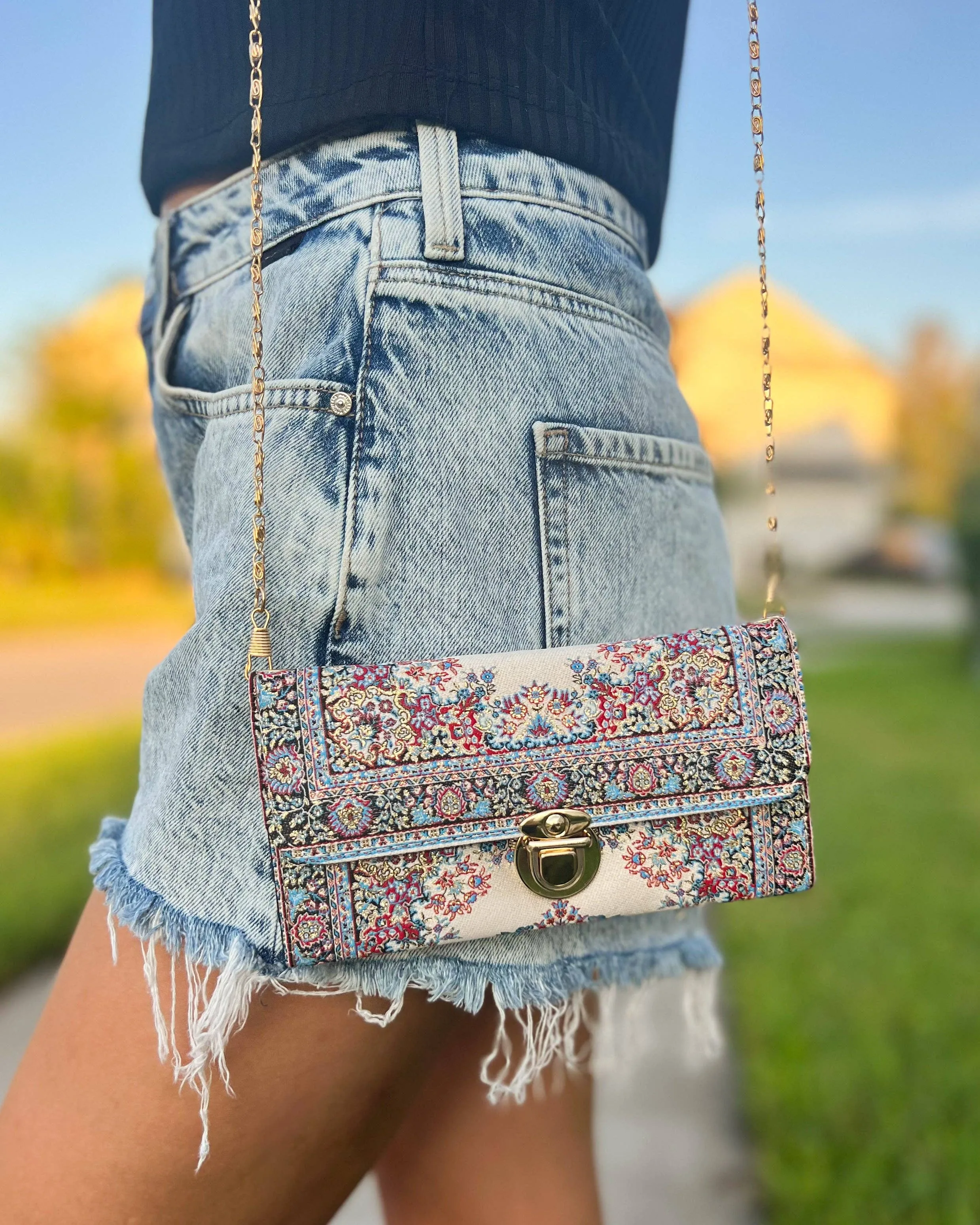 RUGCBAG-029 - Rug Design Crossbody Bag