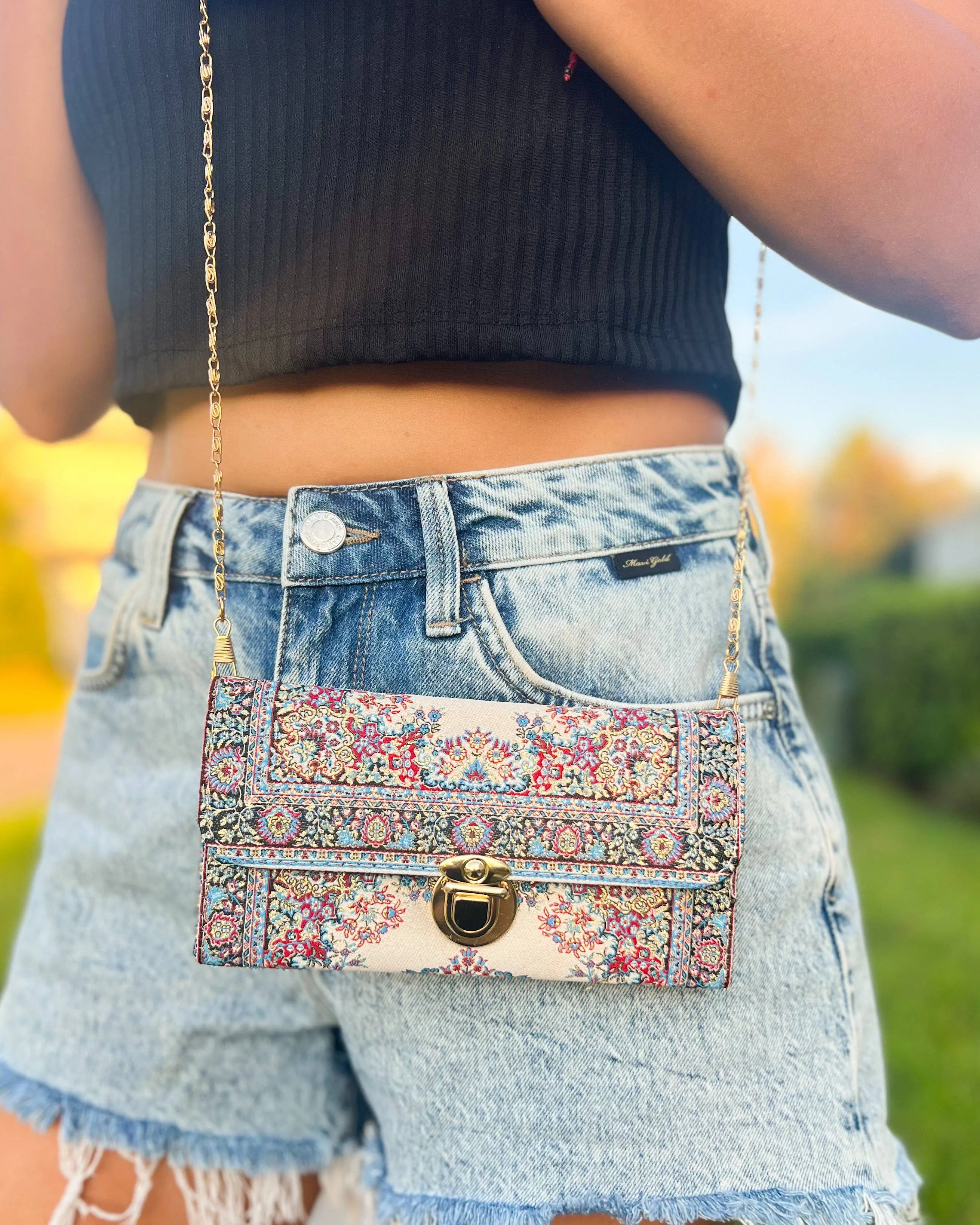 RUGCBAG-029 - Rug Design Crossbody Bag