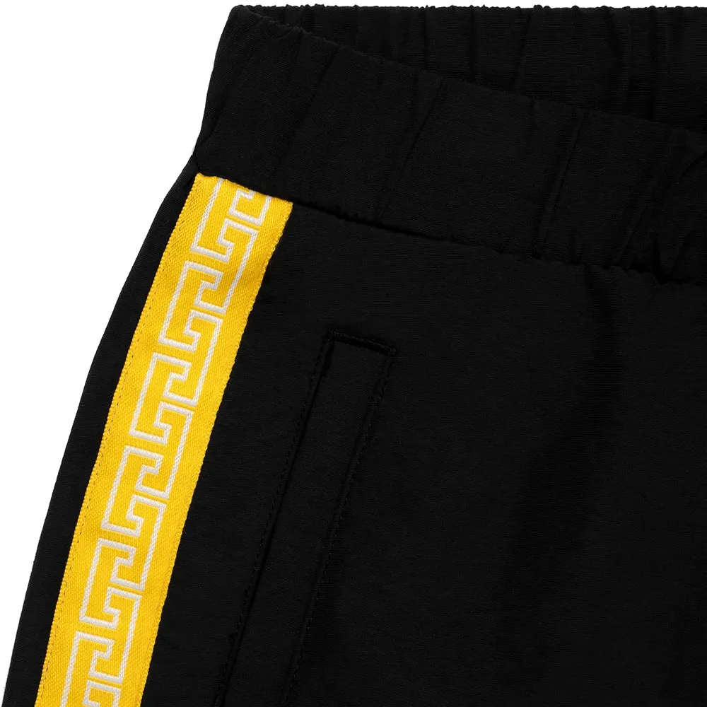 Sci-Fi Fantasy Woven Trim Shorts Black