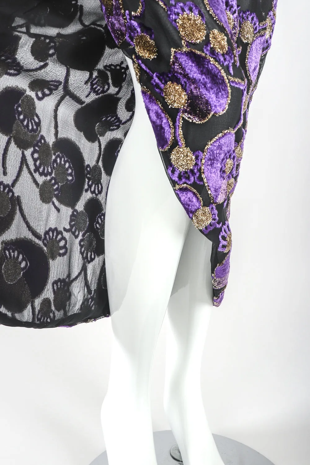 Sheer Velvet Burnout Top & Skirt Set II