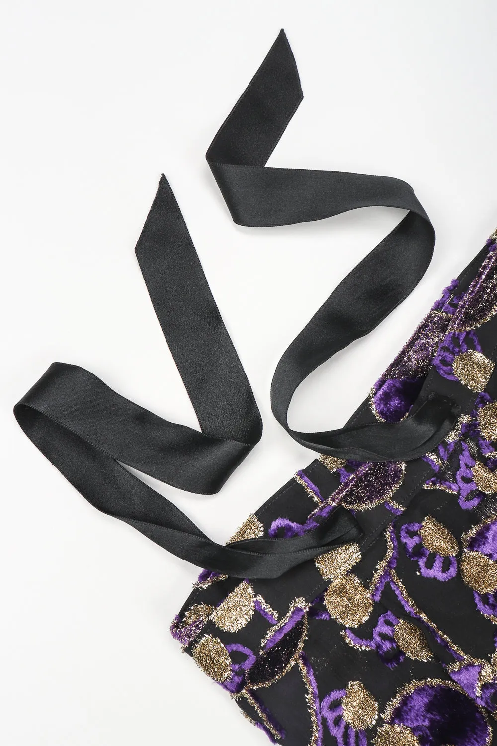 Sheer Velvet Burnout Top & Skirt Set II