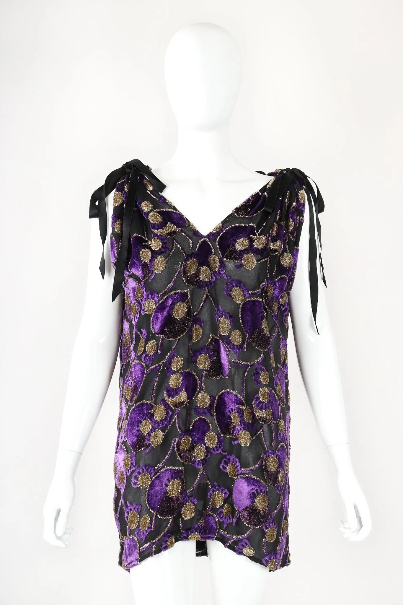 Sheer Velvet Burnout Top & Skirt Set II