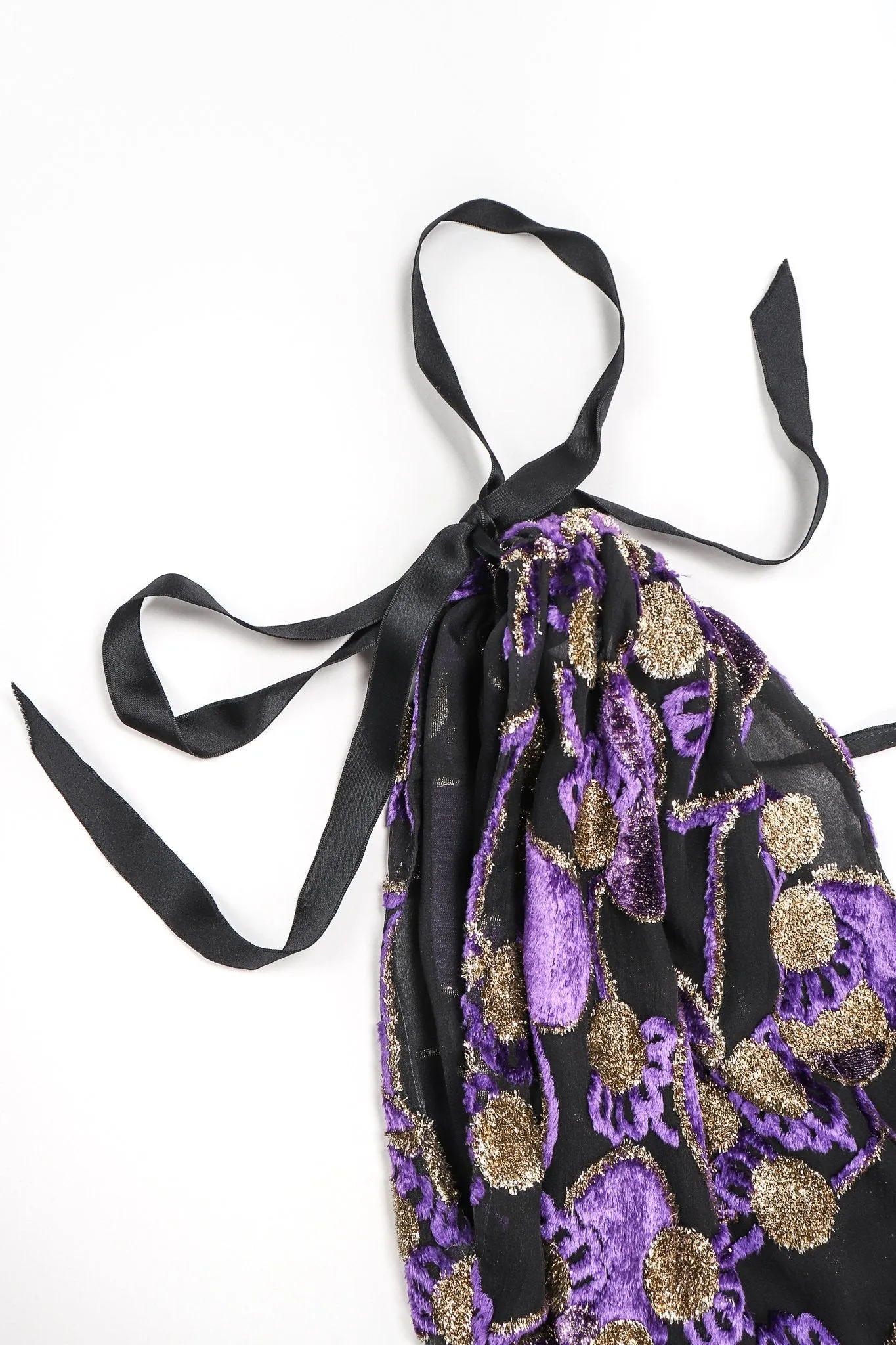 Sheer Velvet Burnout Top & Skirt Set II