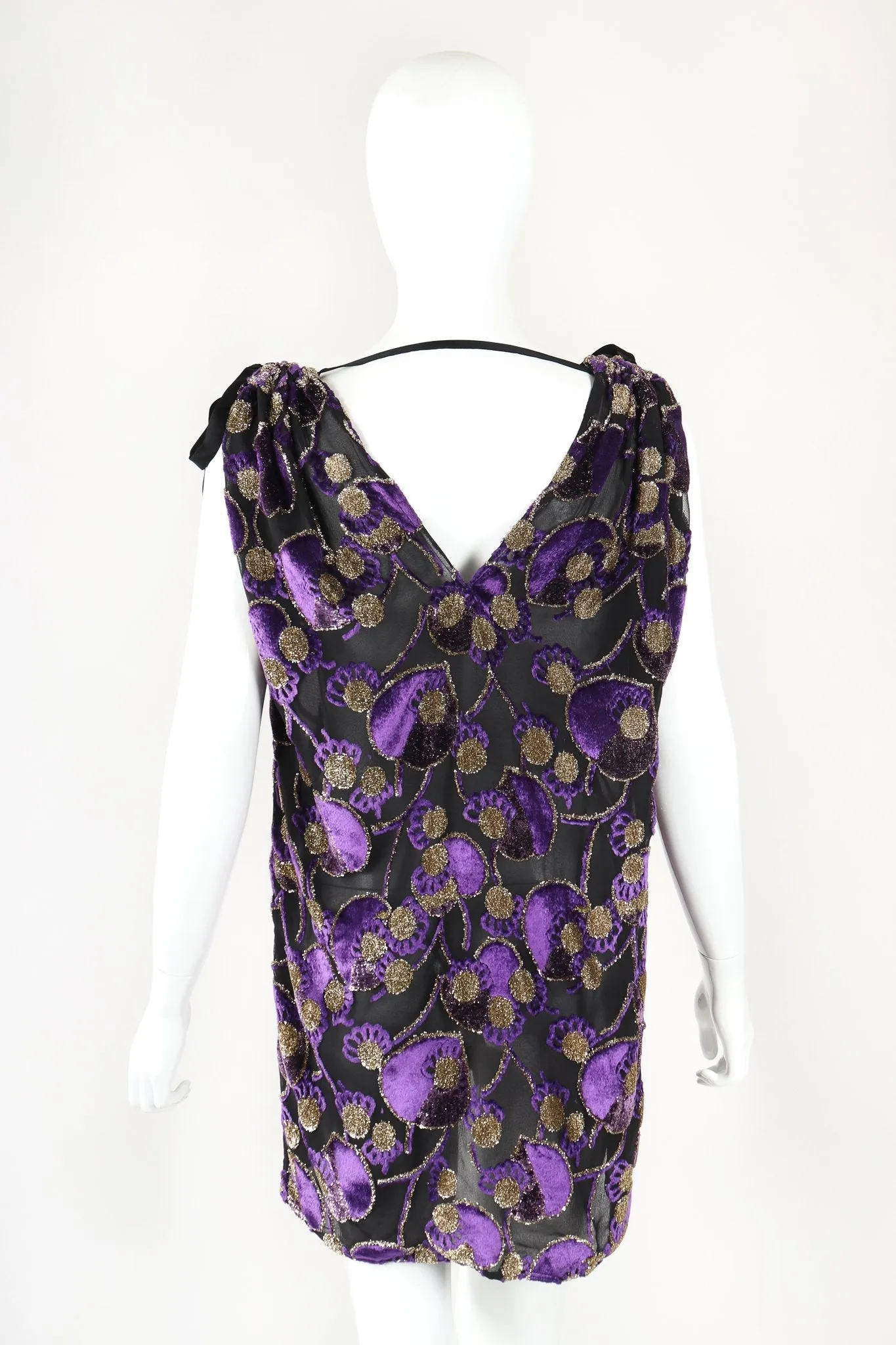 Sheer Velvet Burnout Top & Skirt Set II