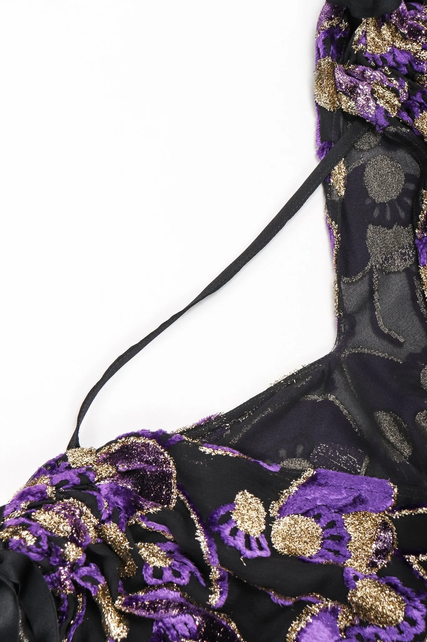 Sheer Velvet Burnout Top & Skirt Set II