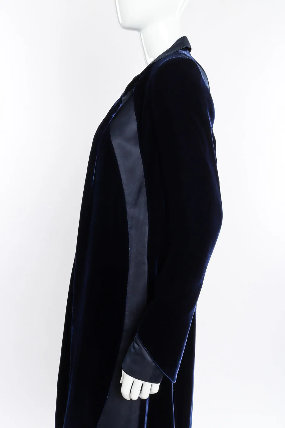 Silk Panel Velvet Duster