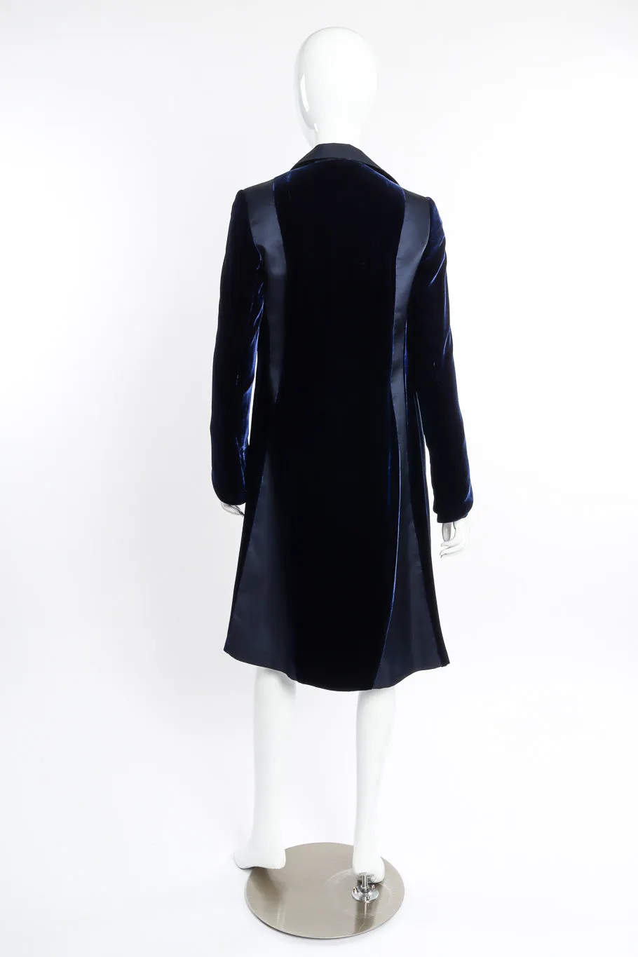 Silk Panel Velvet Duster