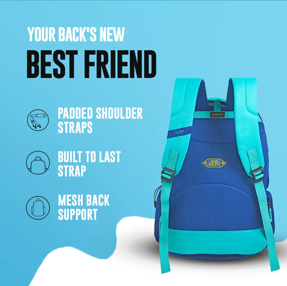 Skybags Squad Plus 06  School Backpack Blue