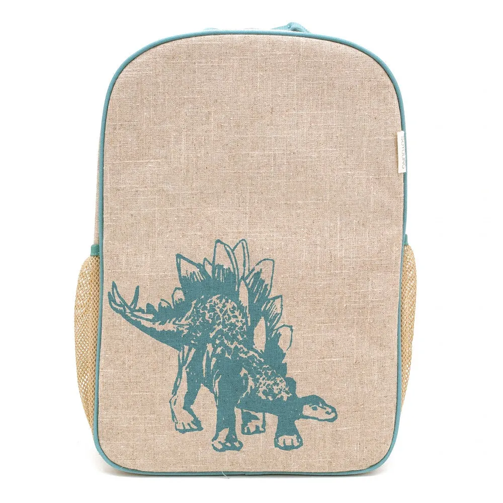 So Young Grade School Backpack (Green Stegosaurus)