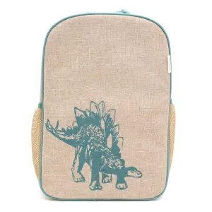 So Young Grade School Backpack (Green Stegosaurus)